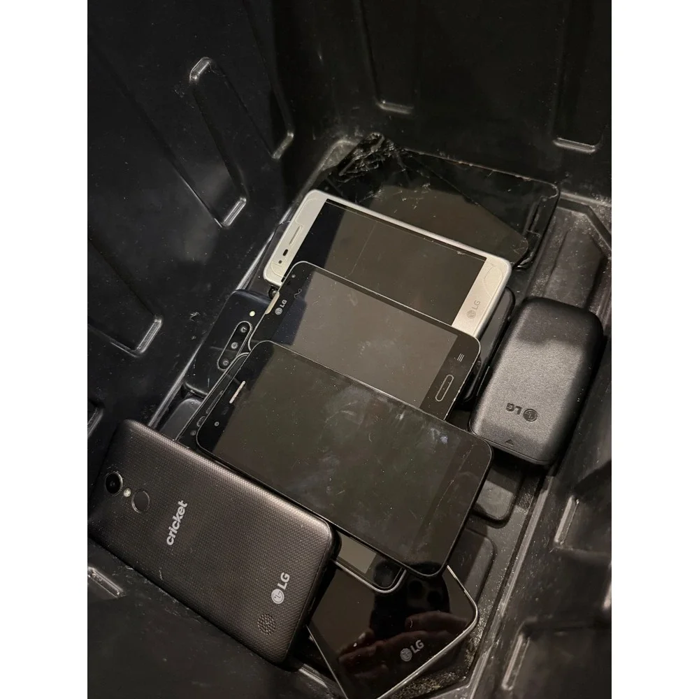 10 Mixed Cell Phone Lot Apple iPhone Samsung‎ LG for Gold Recovery Scrap Parts
